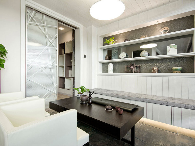 洺悦府实例，133平米的三居室，质感与时尚并存的现代风装修。