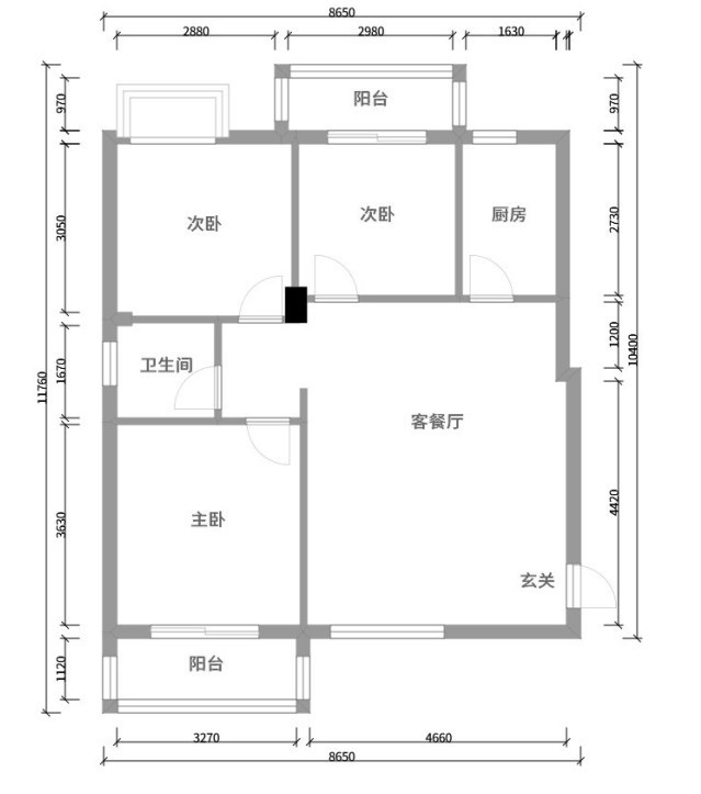 90后小夫妻花11万元装修的现代风格，102平米三居室太赞了！-九坤新城壹号装修