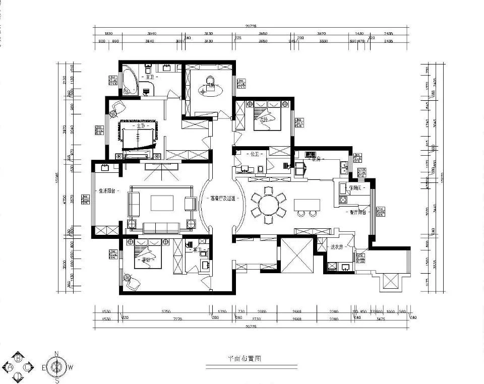 青马别墅设计▏海珀紫庭230平米法式风格