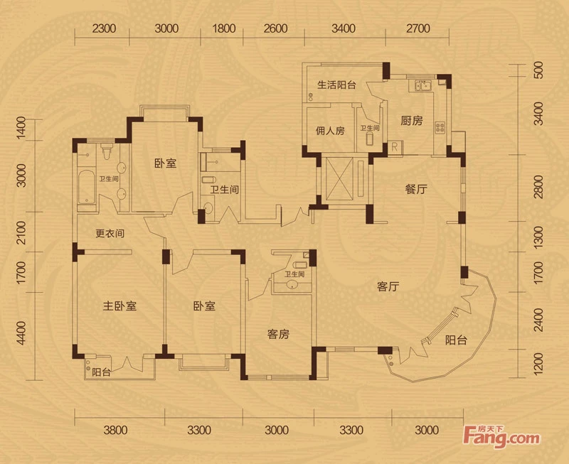 中国铁建山语城 / 现代简约 / 193平米