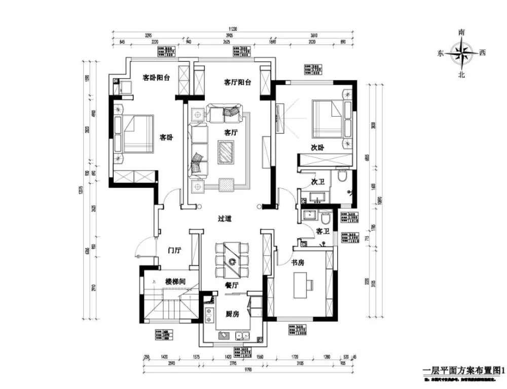 258平米的房子能装修成什么效果？欧式风格四居室装修案例！-天地源曲江香都装修