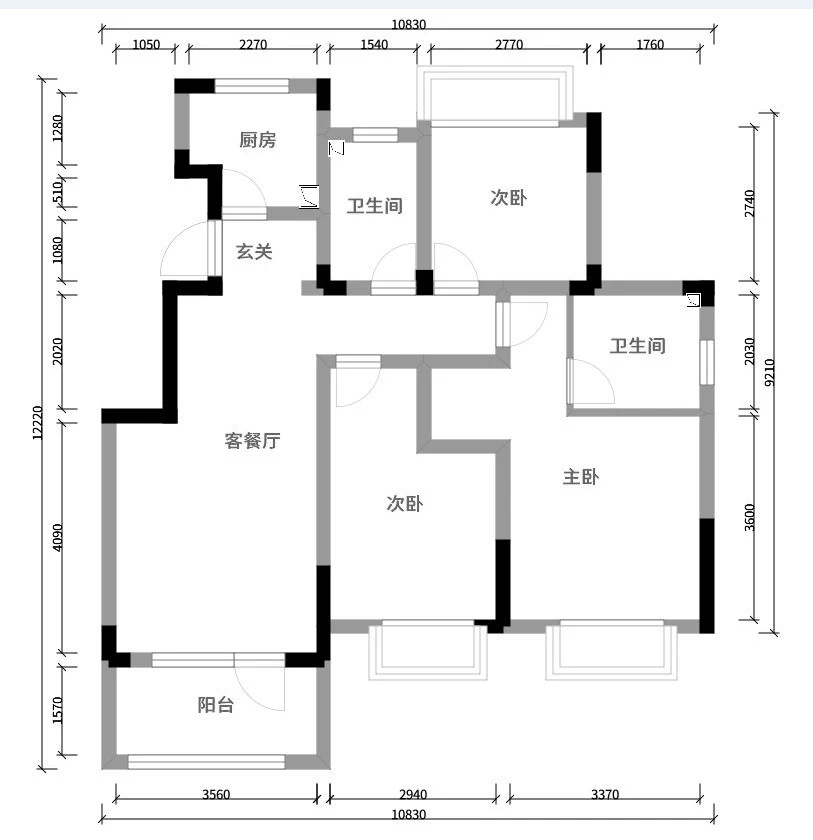 98平米的房子全包装修多少钱？北欧风格三居室设计说明！-保利清能西海岸装修