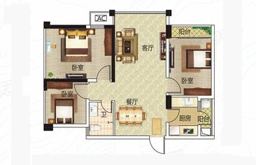 邻居花7万装修的94.73平米简约风格，比我家10万的都好！-阳光西岸装修