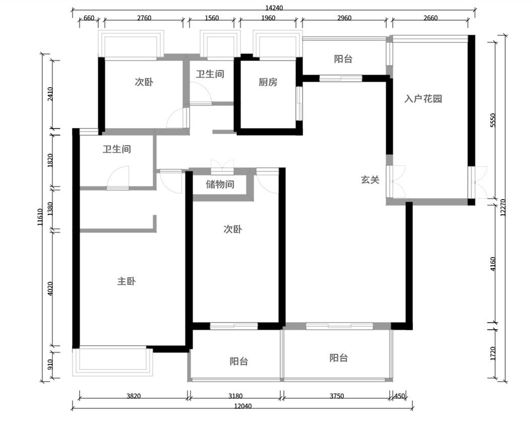 178平米的三居室装修案例欣赏，将简欧风融入到现代生活当中。-融侨锦江装修
