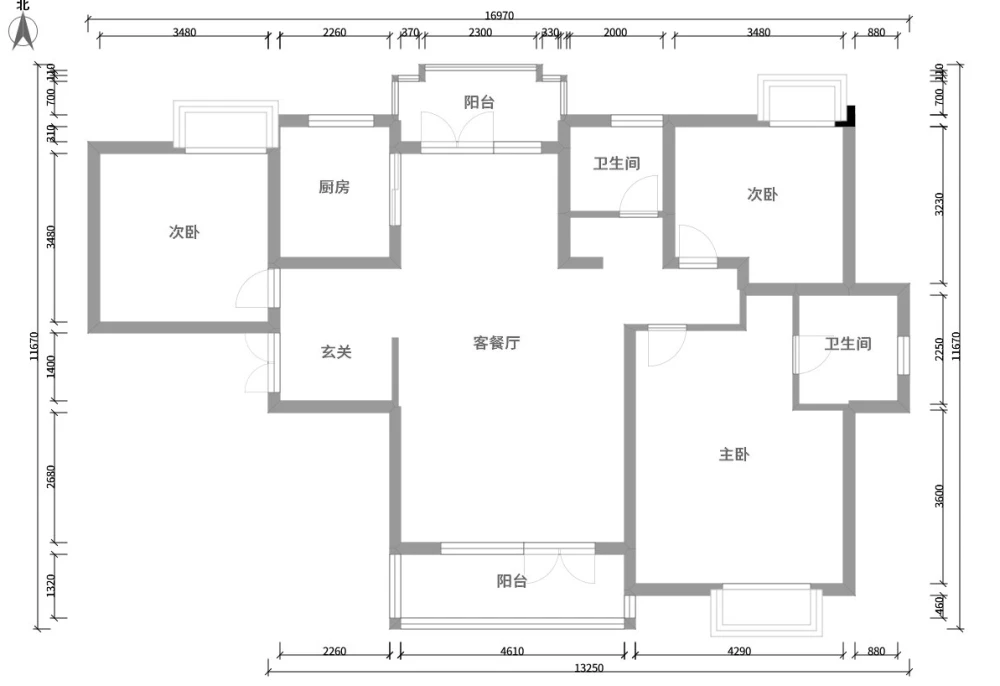 141.58平米三居室的简约风格案例，全包只花17万！-兴华御水澜湾装修