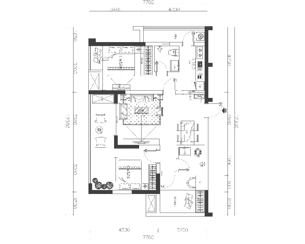 选用全包的方式，将三居室房屋交给装修公司，只花了16万元！-蓝光长岛国际社区装修