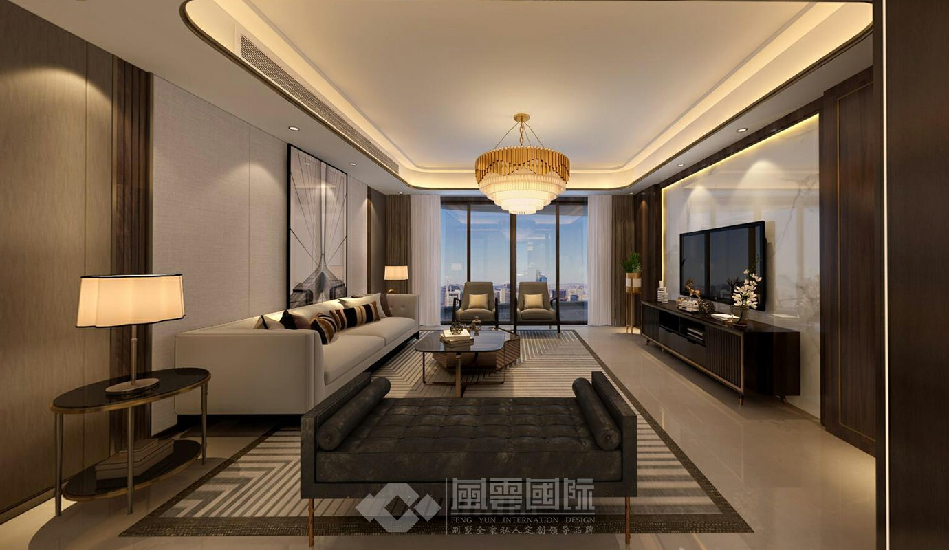 209平米的四居室装修只花了23万，现代风格让人眼前一亮！