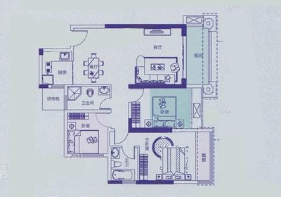 宛如仙境的装修，梦幻的北欧风，91平米的三居室了解一下。-中国铁建江湾山语城装修