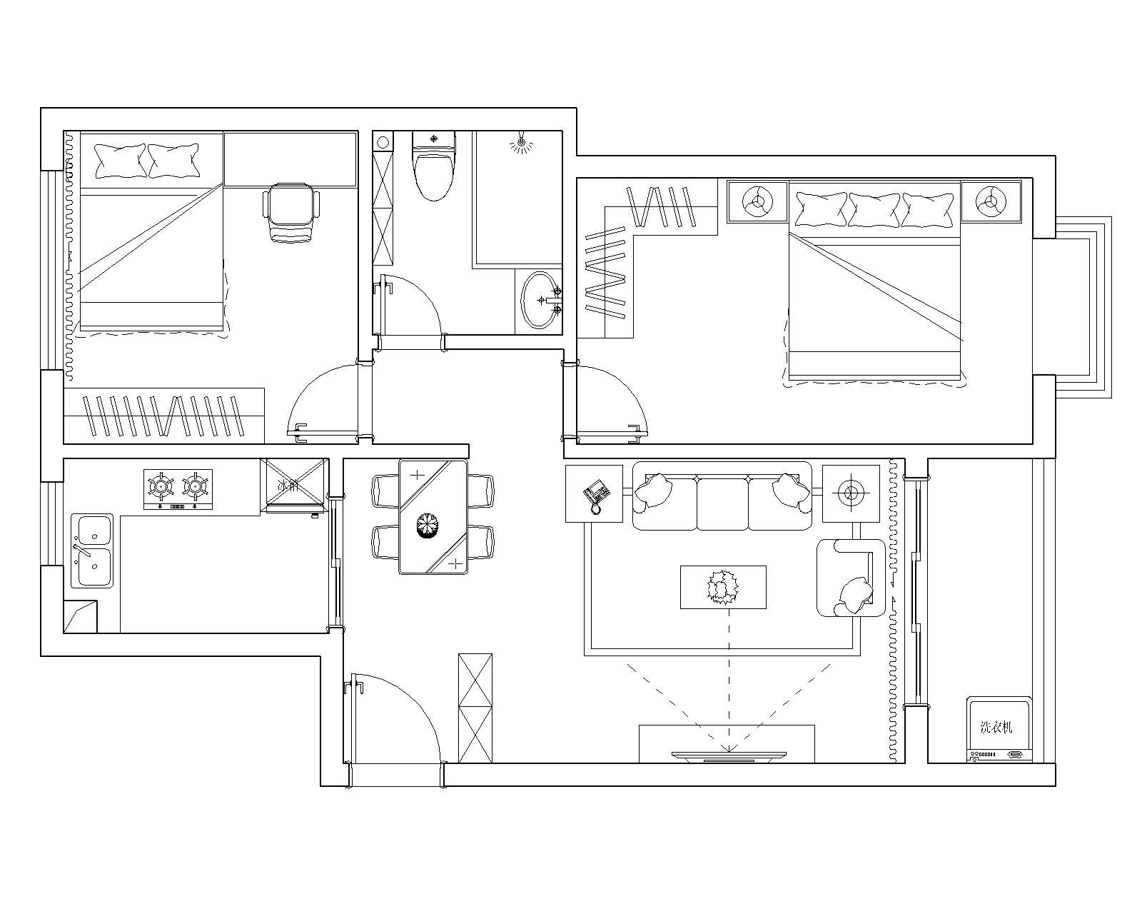 89平米的二居室，采用现代风格装修的效果如何呢？-阳光城丽景湾PLUS装修