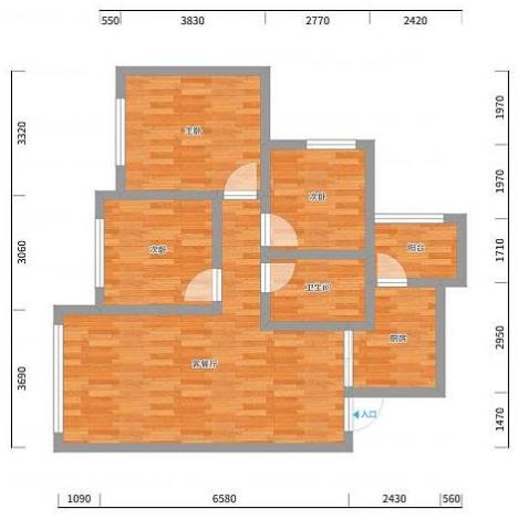 85平米三居室的北欧风格案例，全包只花14万！-成都鲁能城装修