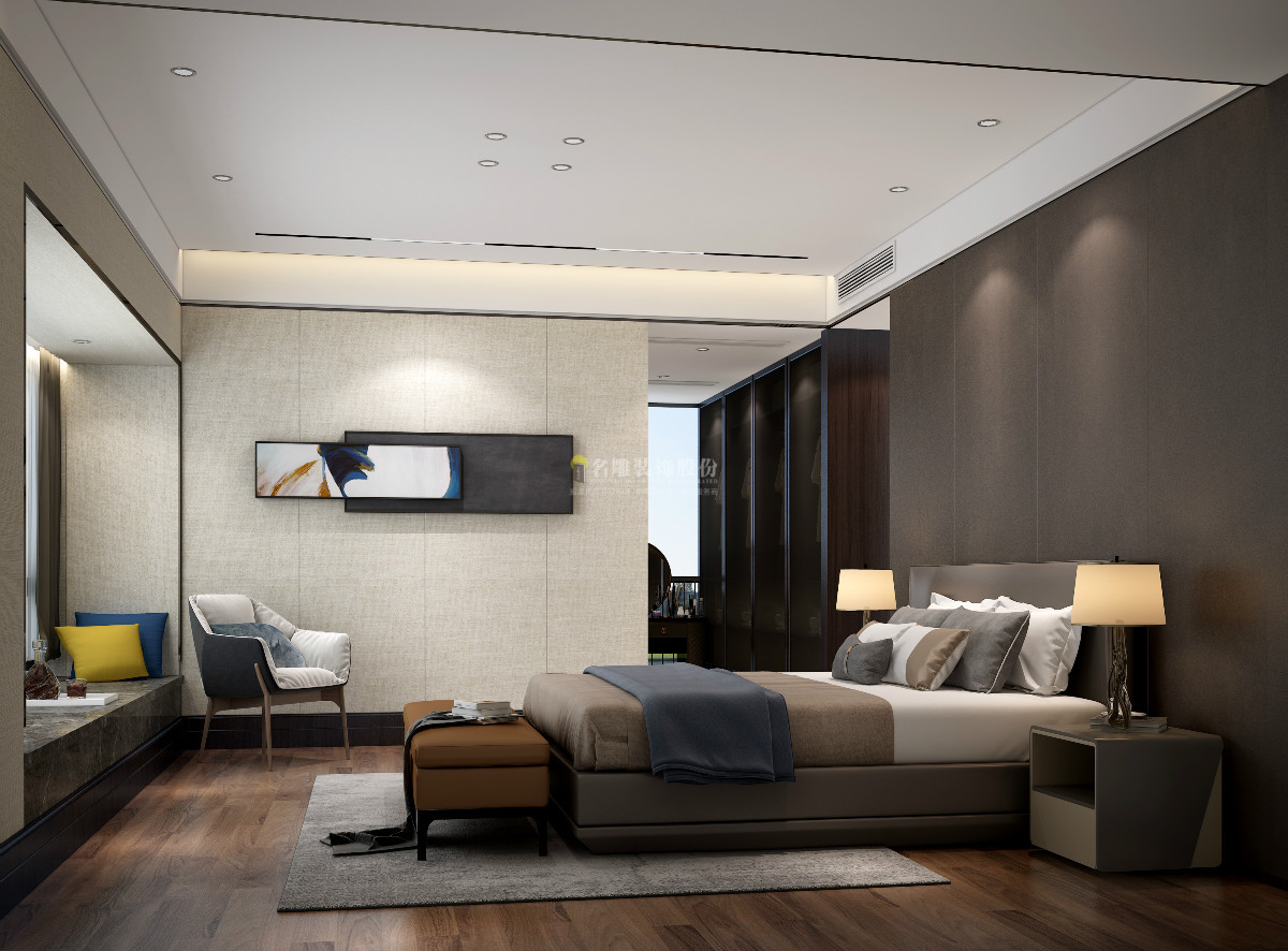 新天鹅堡-现代风格-270㎡四居室-半包53万
