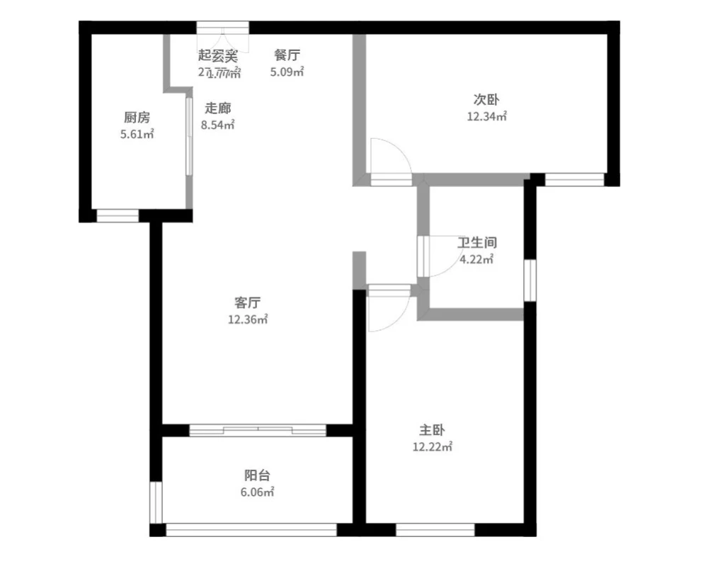 仅仅花了4万元，就把96平米的二居室装修的美轮美奂！-白桦林明天装修