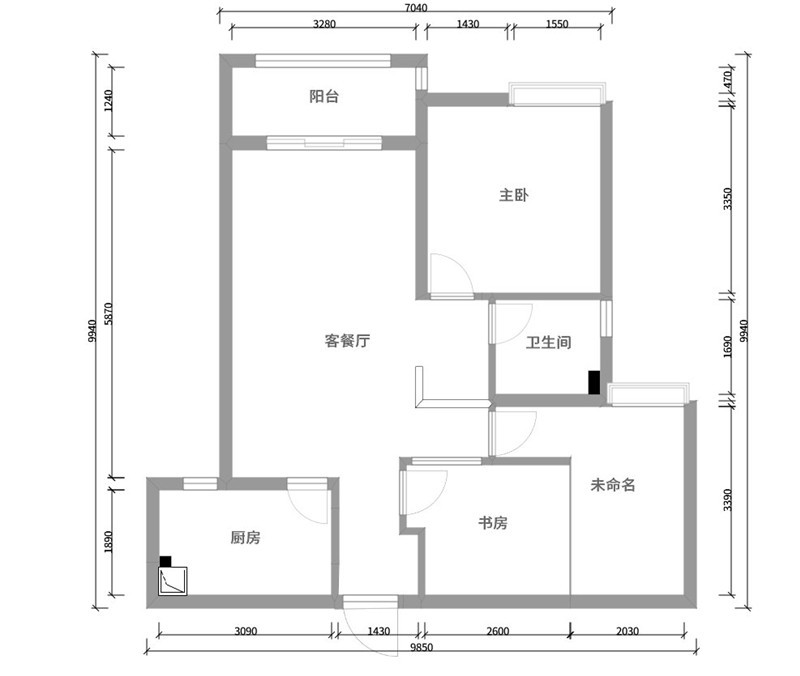 二居室的北欧风装修多少钱一平？印象春城这套92平米的装修方案亮点满满！