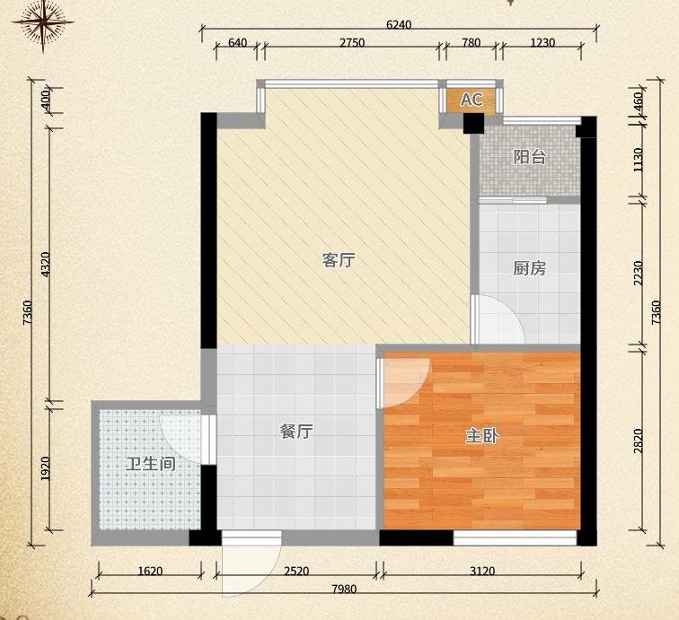 日式风格一居室装修案例，55平米的房子装修多少钱？-金沙揽胜二期装修