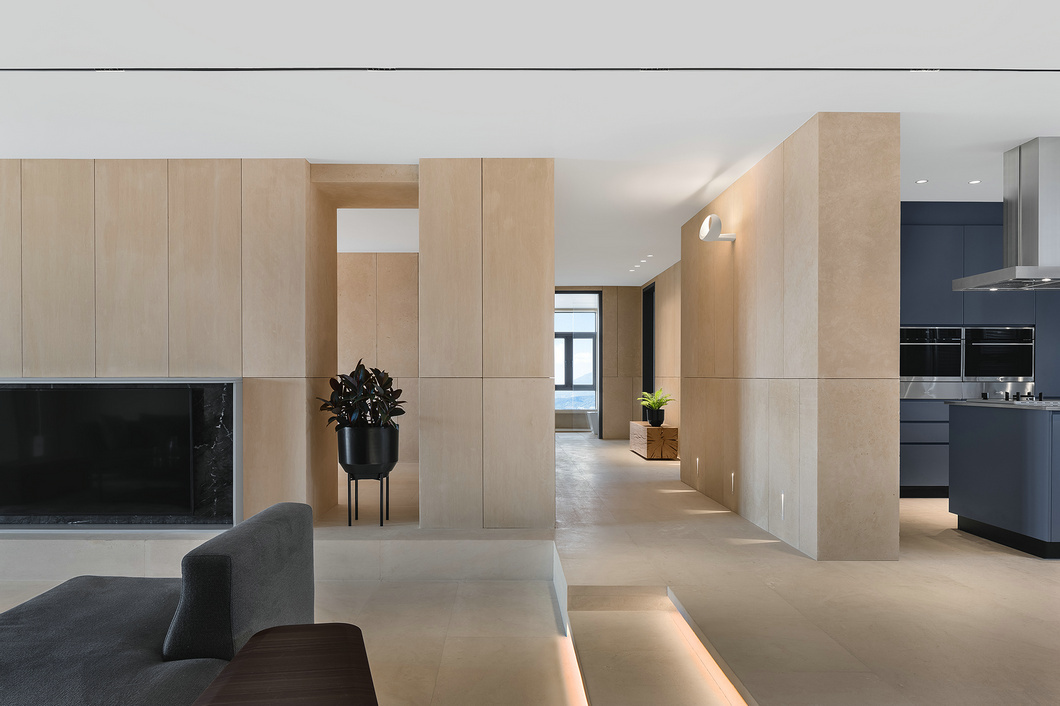 盛世华府实例，90平米的二居室，质感与时尚并存的现代风装修。