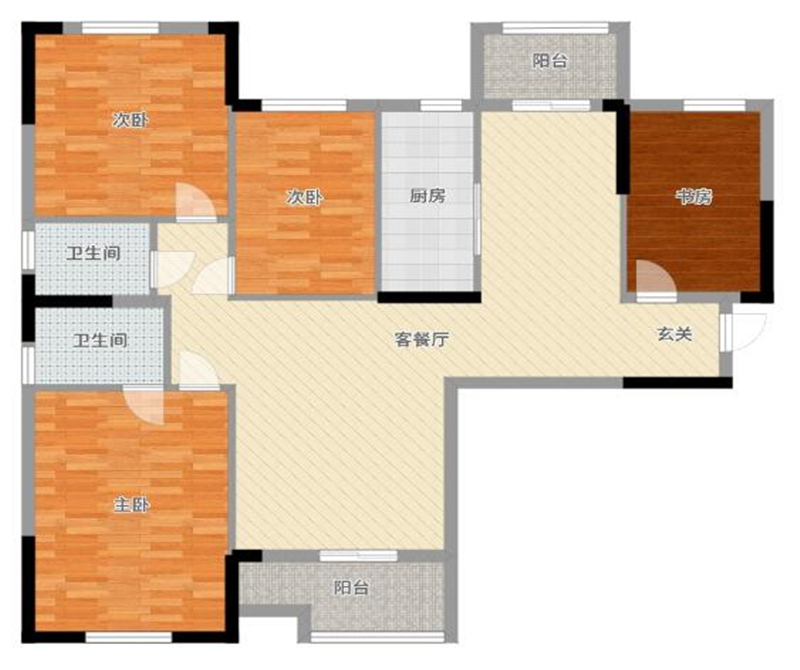 这套149平米的四居室，最后还是选定现代风格，效果竟远超预期。-江南花山郡装修
