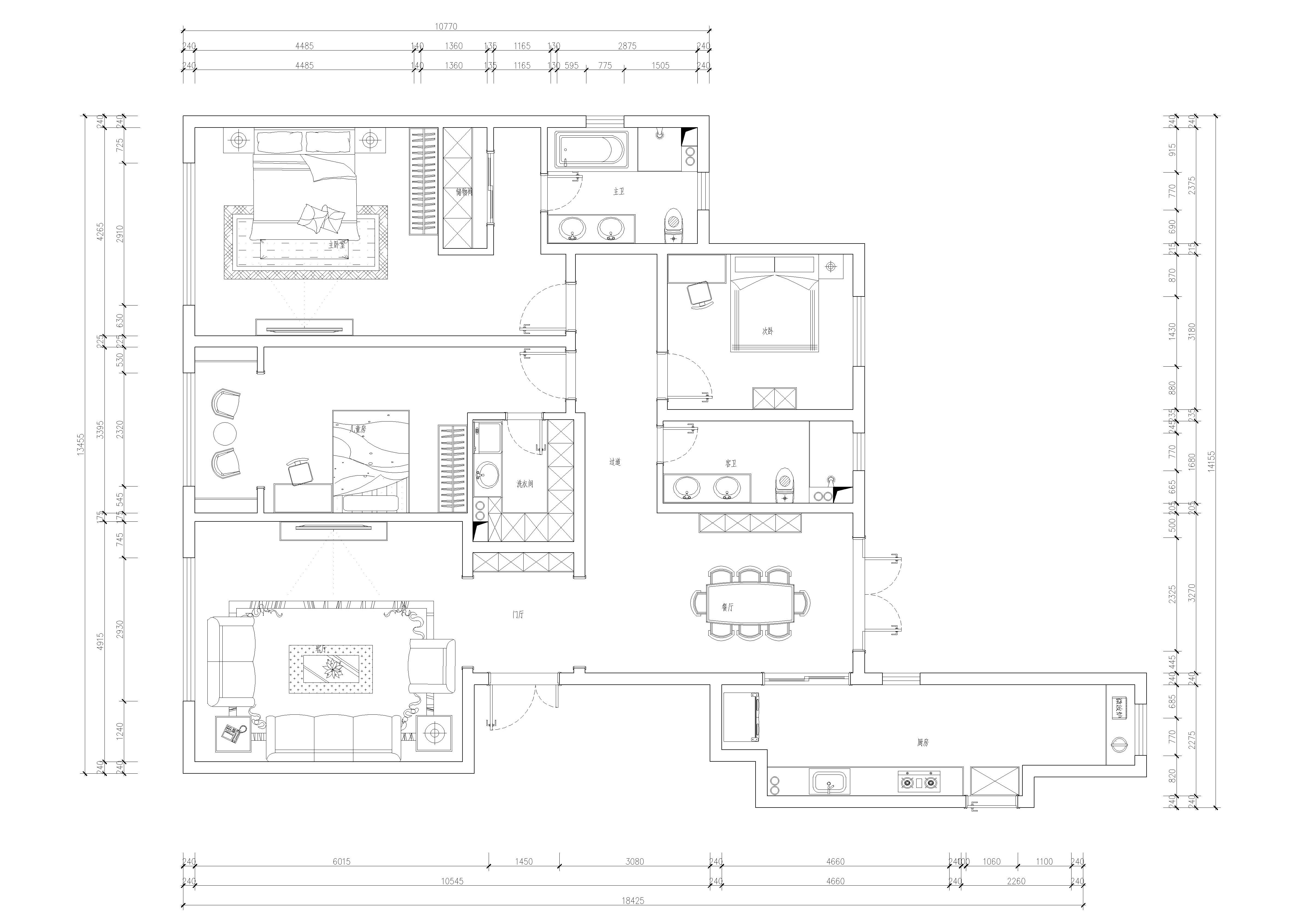157平米的三居室，采用美式风格装修的效果如何呢？