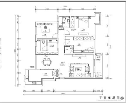 142平米的三居室，采用简约风格装修的效果如何呢？-湖畔家园装修