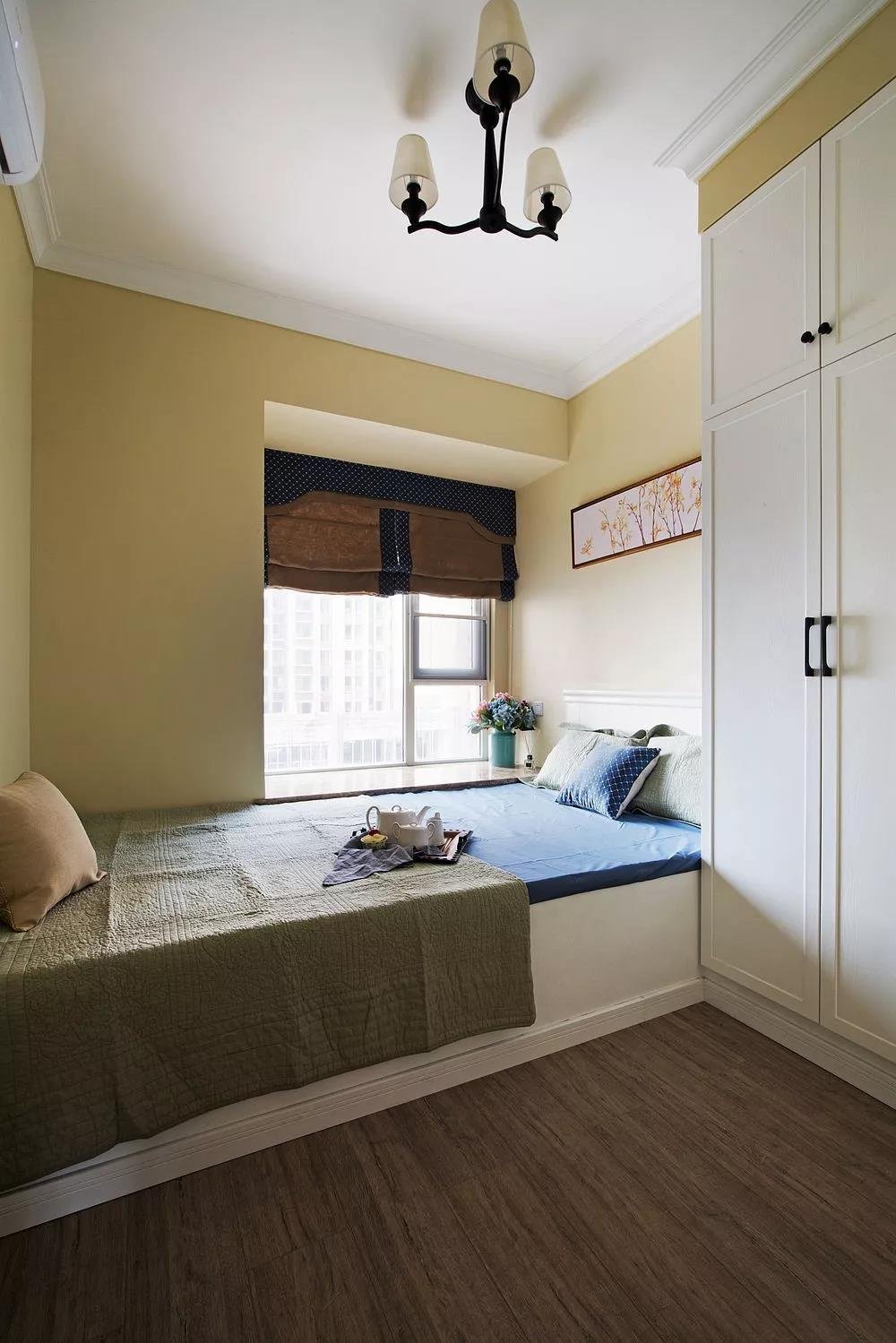 米古里实例，104平米的三居室，质感与时尚并存的美式风装修。