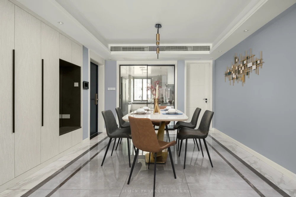 140平3居室，空间感十足的现代简约风！