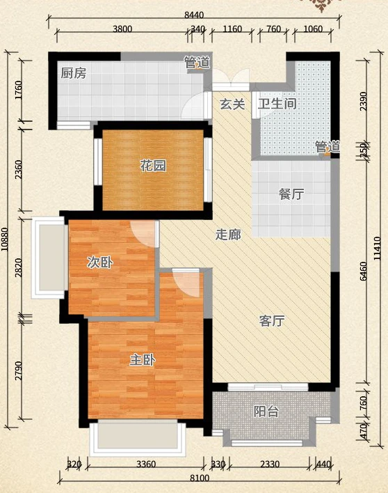 紫薇东进101平现代简约风格设计方案