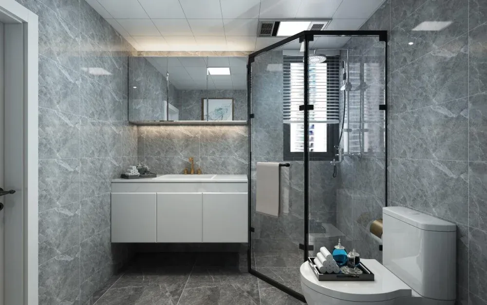 考虑到别墅顶楼会比二楼热,二楼改成套房北房间变成衣帽间,卫生间往北