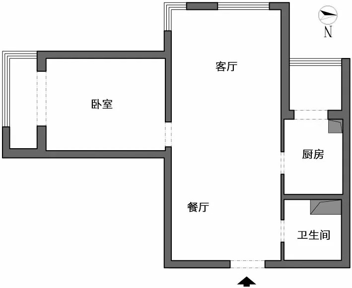 长荣小区70平米旧房翻新装修案例