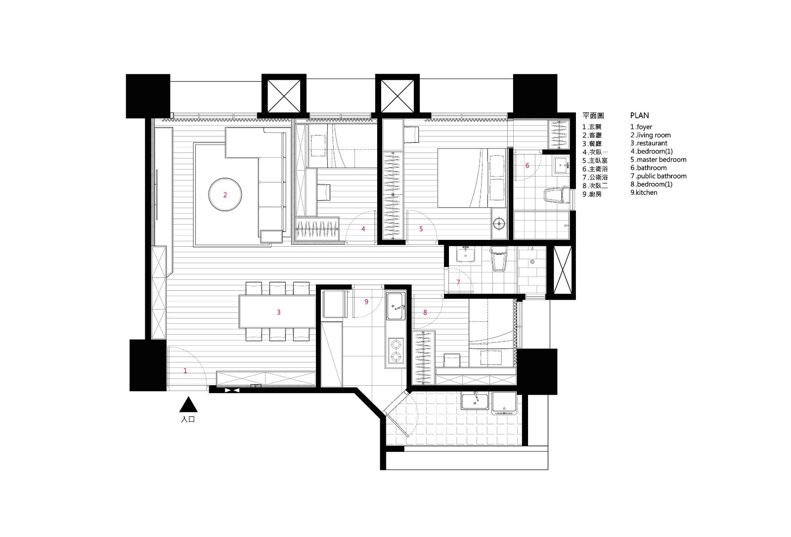 北欧风格三居室装修案例，104平米的房子这样装才阔气！