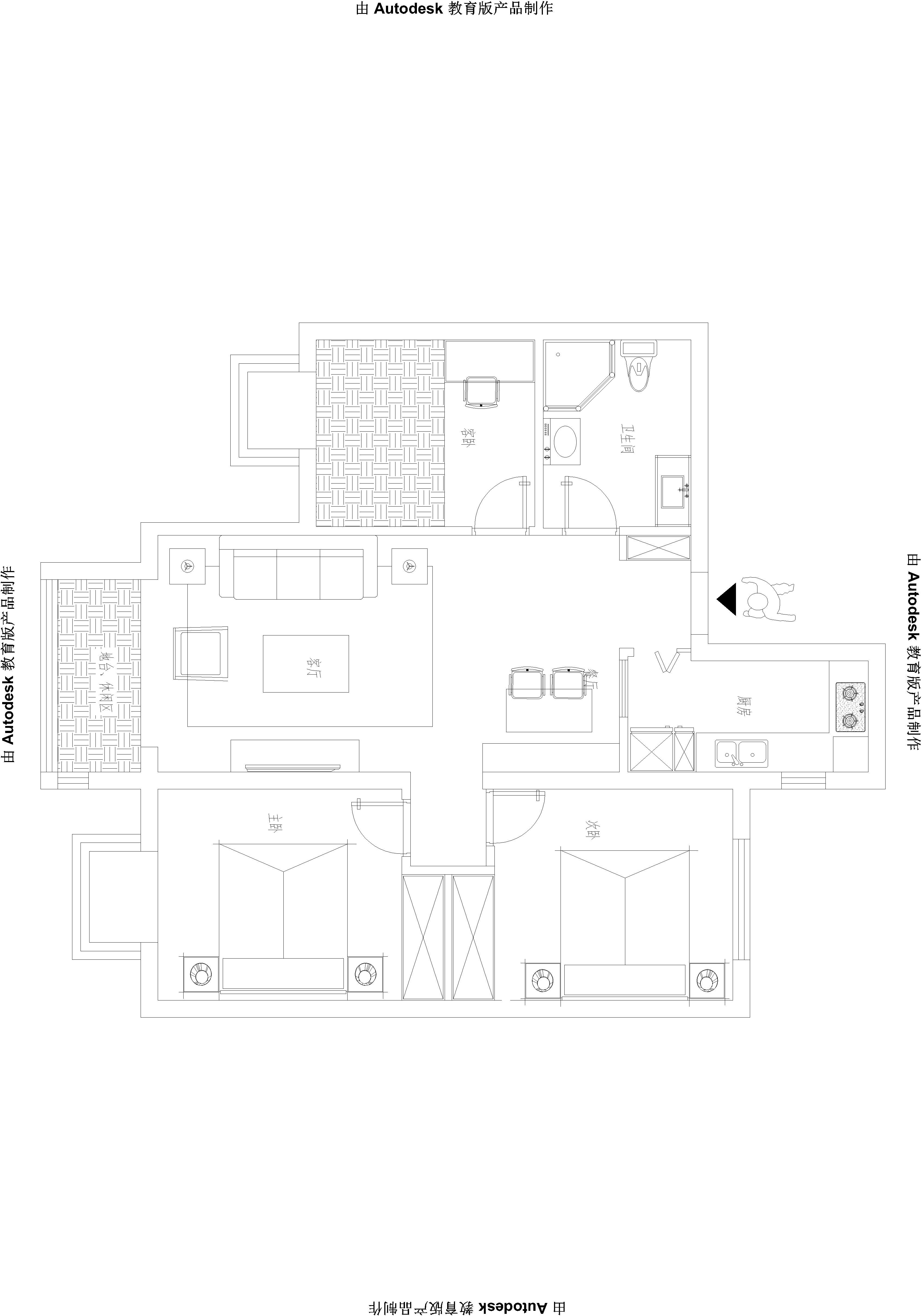 100平米的三居室，采用现代风格装修的效果如何呢？-中车国际广场装修