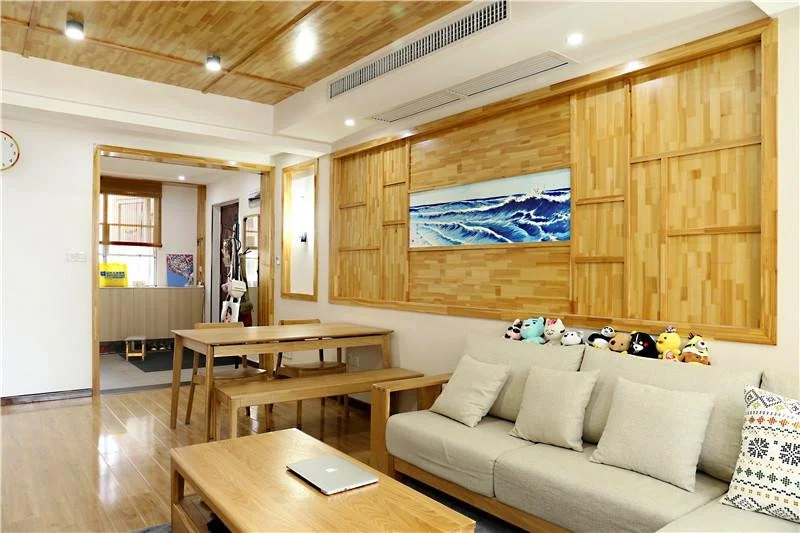 117平米的三居室装修案例欣赏，将日式风融入到现代生活当中。-泛华苑装修