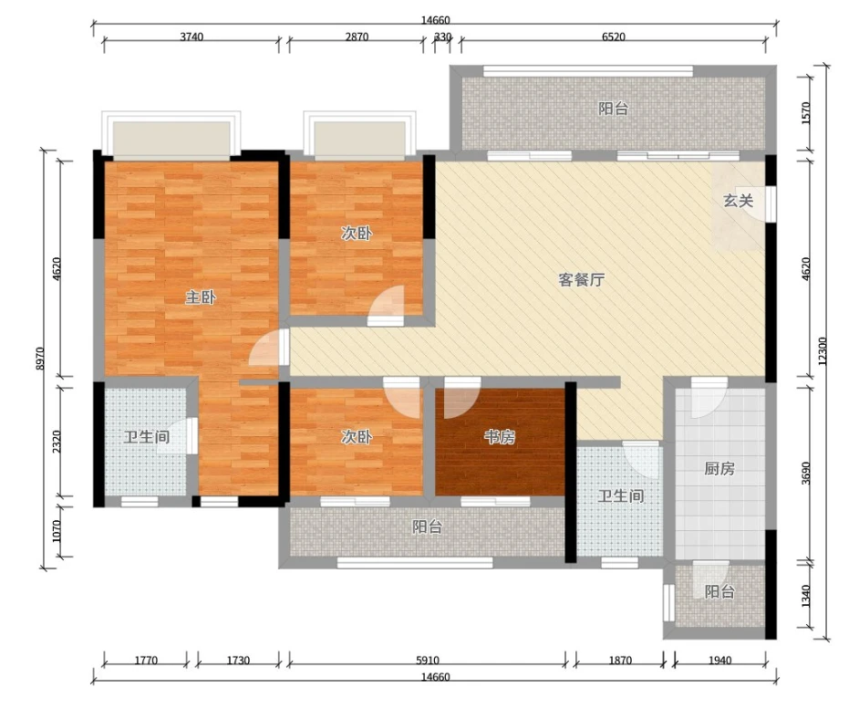 仅仅花了22万元，就把143平米的四居室装修的美轮美奂！-建工梧桐屿装修