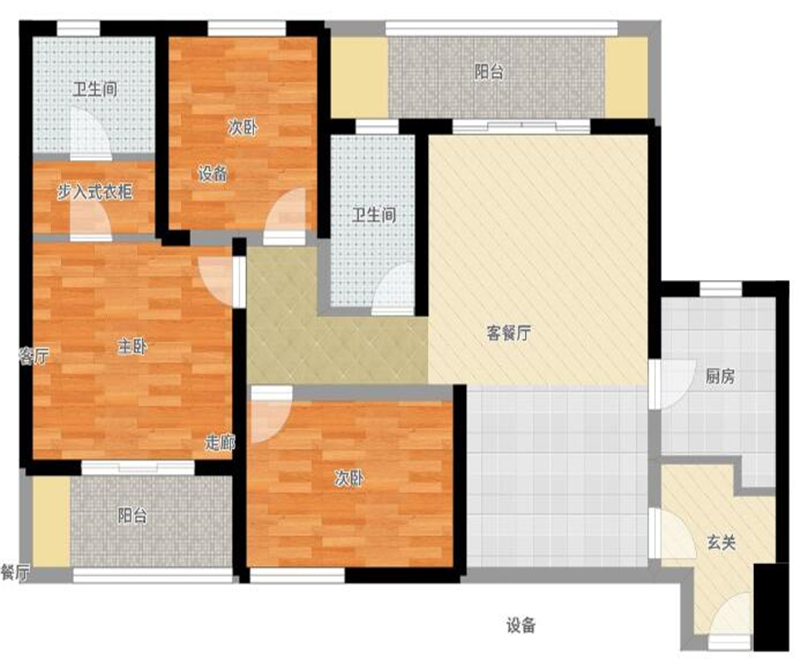 123平小清新家居，不同的软装配饰