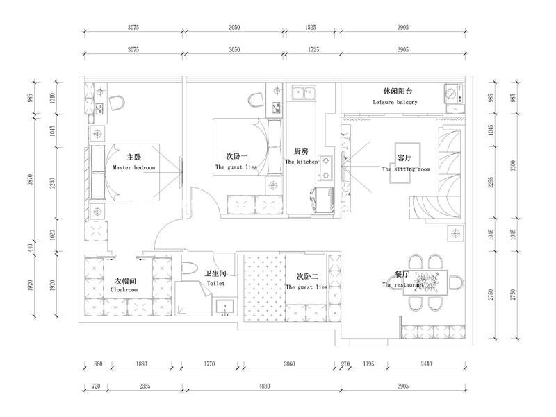115平米，，现代风格的房子如何装修？-广州亚运城天誉装修