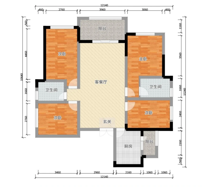 花26万改造135平四居室旧房，美式风格太漂亮，邻居以为走错门了！