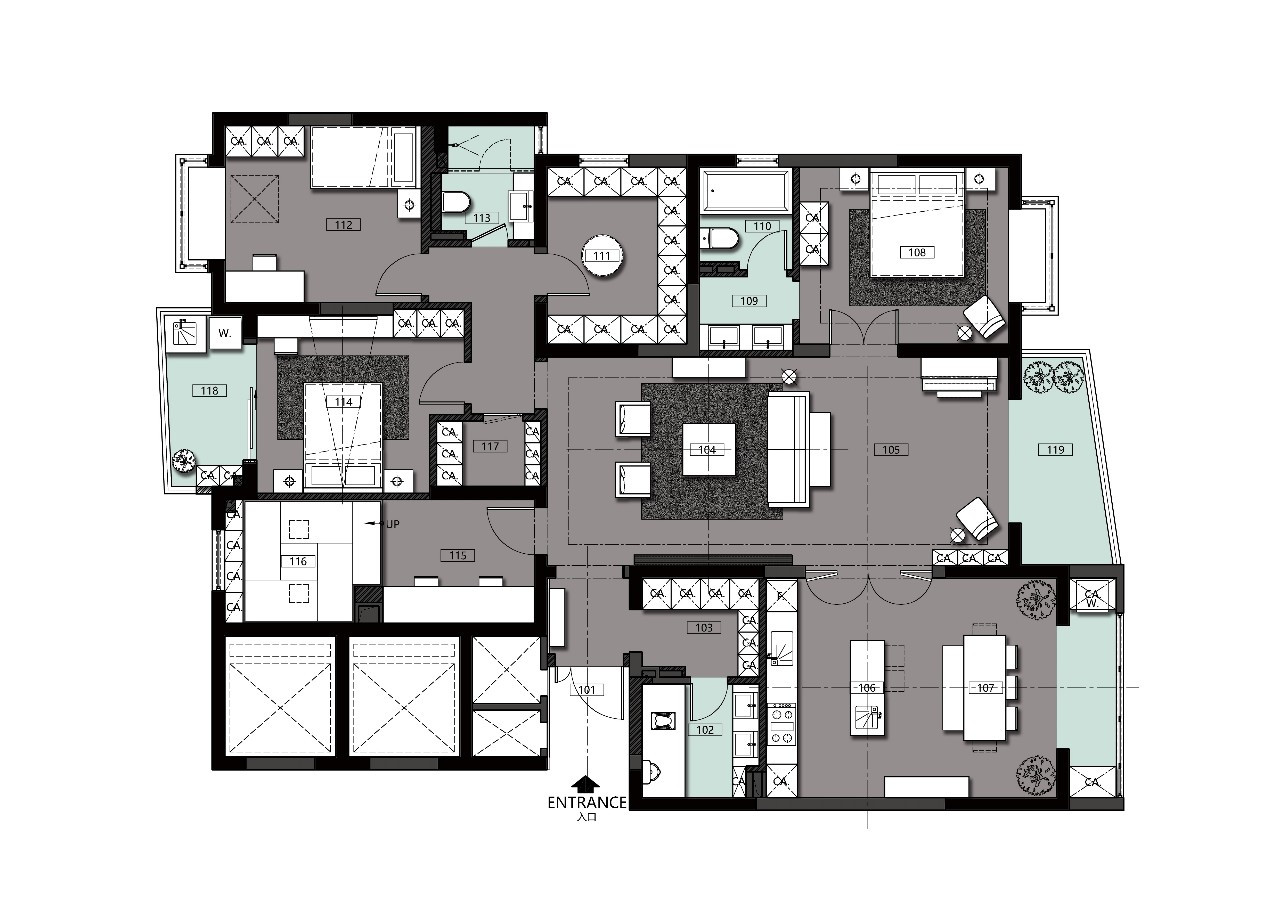 邻居家318平米的四居室，仅仅用了19万元，就完成了装修，如此划算！-高科荣境装修