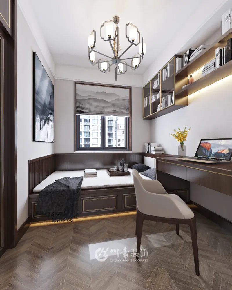 【川豪装饰】云谷名庭 156平 新中式风格