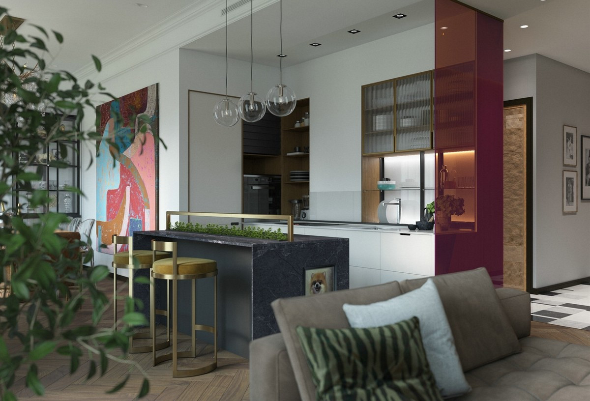 60平米二居室设计说明，11万元装修的现代风格有什么效果？-龙湖新壹街公寓装修