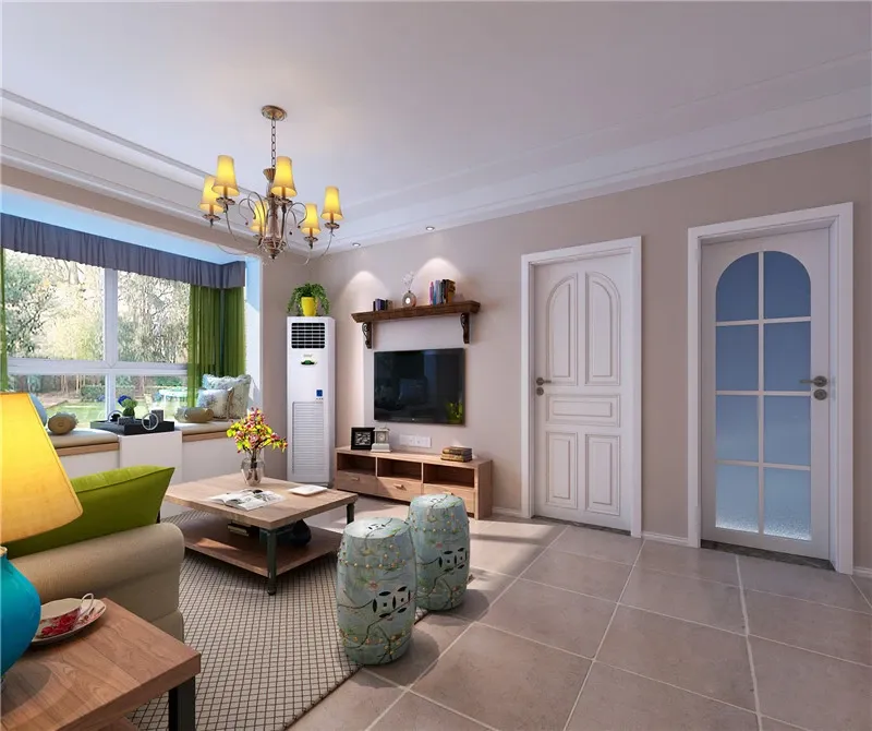 三居室简约美式，简单干净的优雅