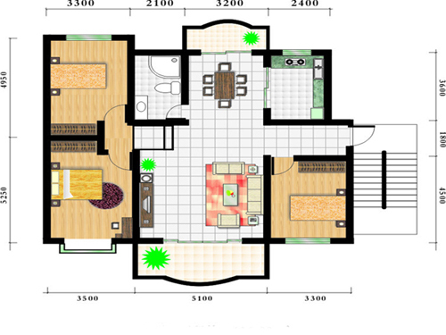 133平米现代风格三居室，预算15万，点击看效果图！-紫美雅和装修