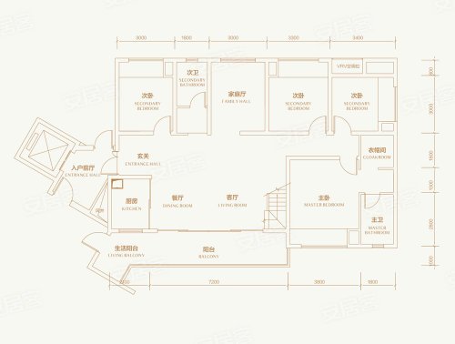 这是我28万元装修出来的312平米五居室，大家看看亏不亏！-龙湖江与城原山别墅装修