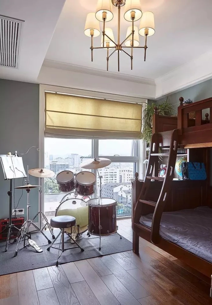 洋气的架子鼓,让空间灵动起来.