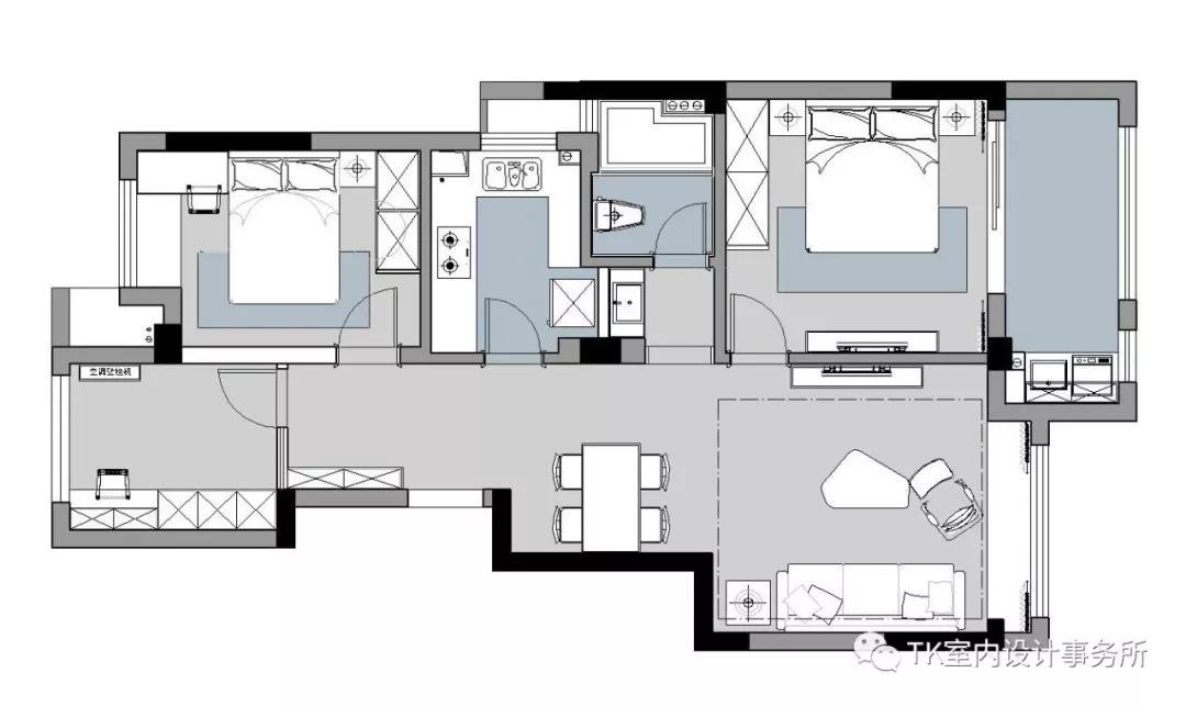 二居室的房子，足足89平米，如果用方式10万元是不是很划算？-京都苑装修