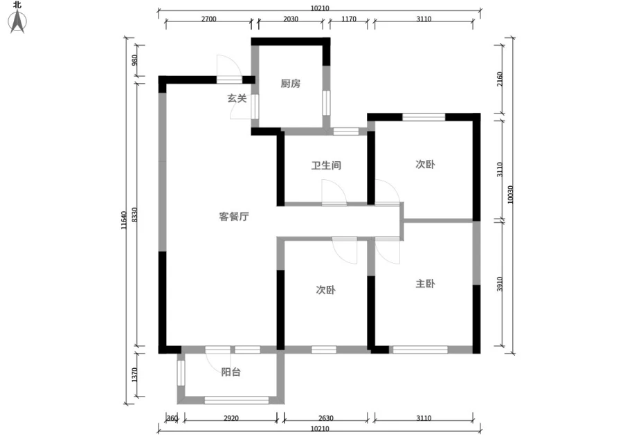 北欧风格/110㎡