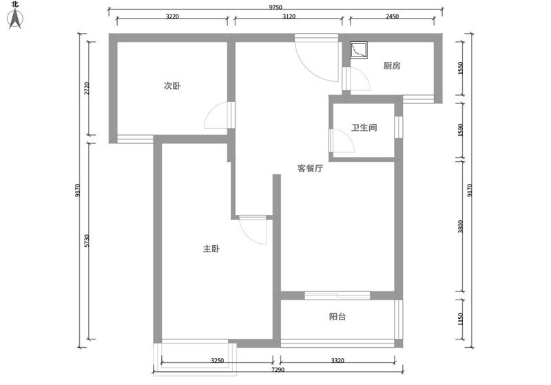 100平米的北欧风格，原来二居室还可以这样装修！