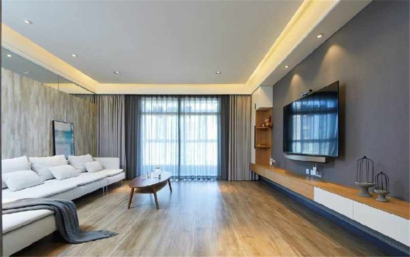 天津市华润橡树湾茗润轩95平米设计案例展示