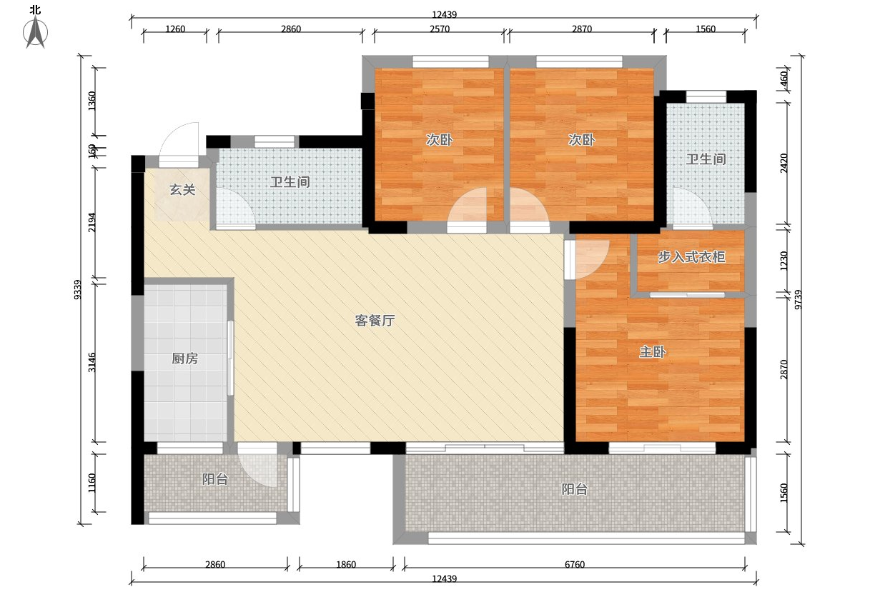 新房105平米三居室混搭风格，装修只用了11万，谁看谁说划算！-花样年家天下装修