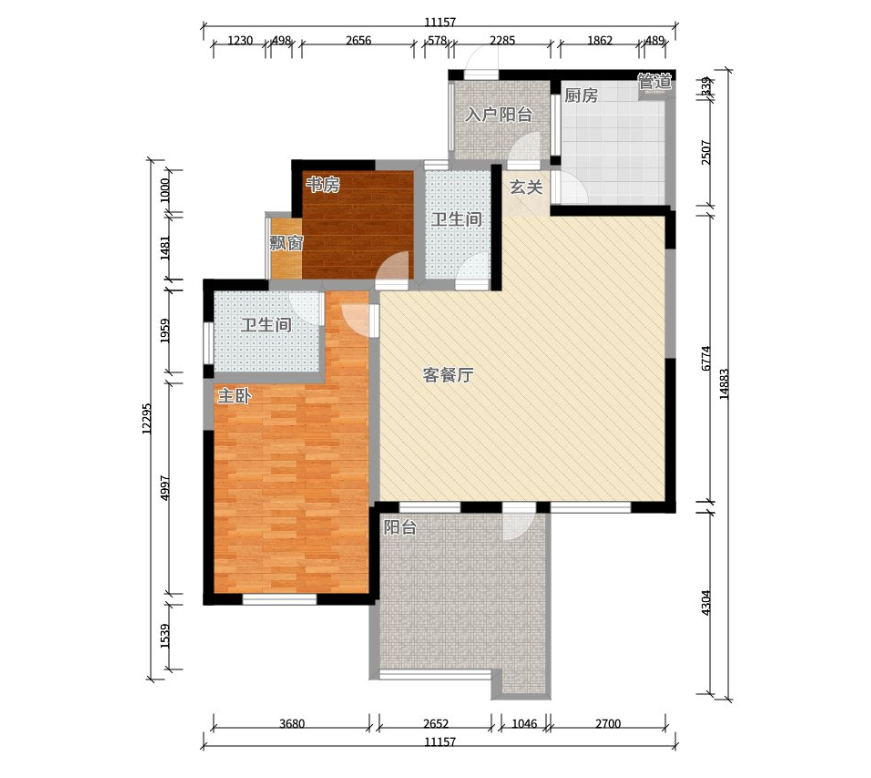 127平米的现代风实景装修案例，一屋两人三餐四季，-南湖国际社区二期装修