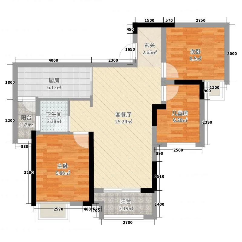 联发欣悦 66平方米日式风格