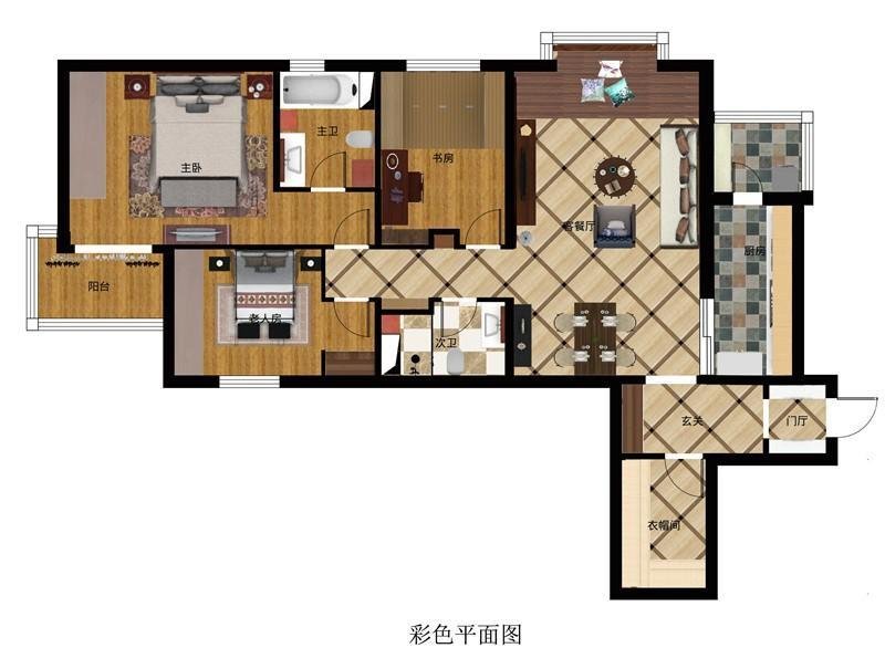9万块钱装修的177平米的房子，中式风格简直太美了！-红谷十二庭装修