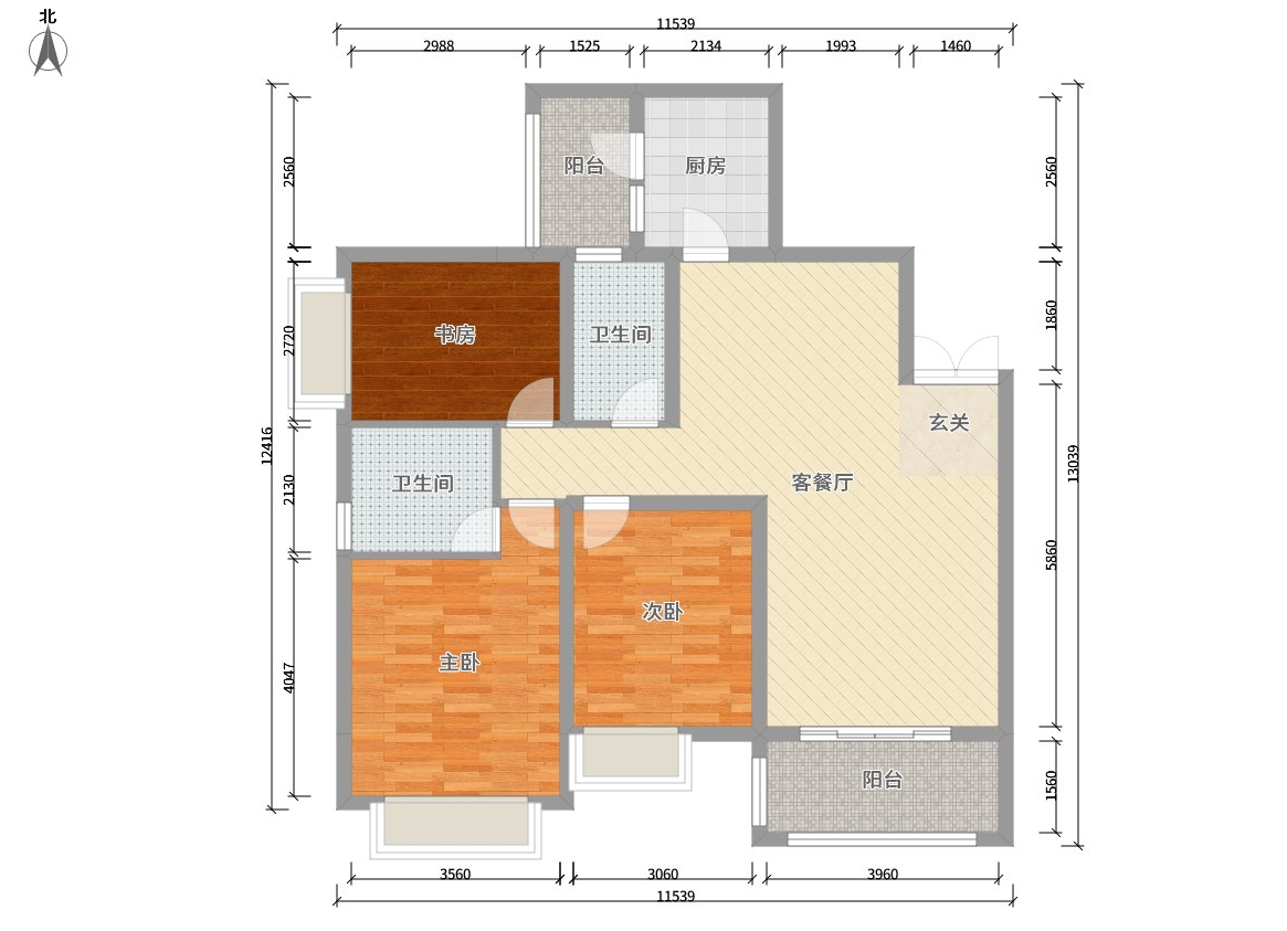 114平米的房子如何装修，装修价格12万元够不够？-蓉城胜景装修